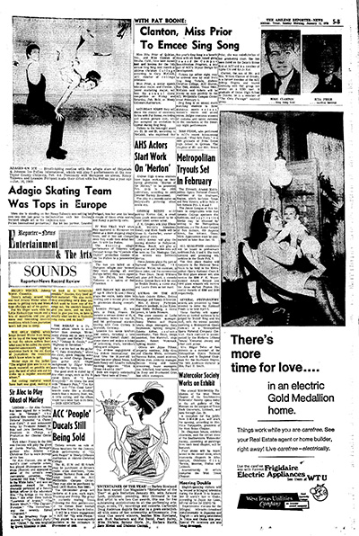 Sounds Reporter-news Record Review: Abiline News Paper 11 Jan 1970, Review of Second Winter 